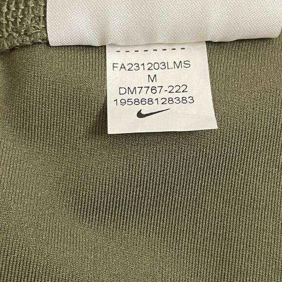 Nike Dri-Fit Leggings Green Leopard Swoosh Ankle Length Women’s Medium - Picture 12 of 12